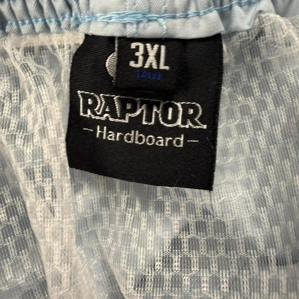 Raptor Men's Blue and Grey Swim-briefs-shorts 3X
